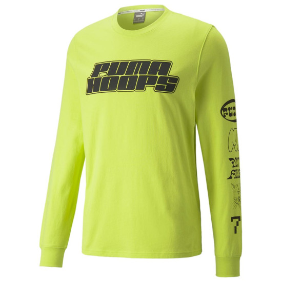 Puma Ανδρική μακρυμάνικη μπλούζα Qualifier LS Tee